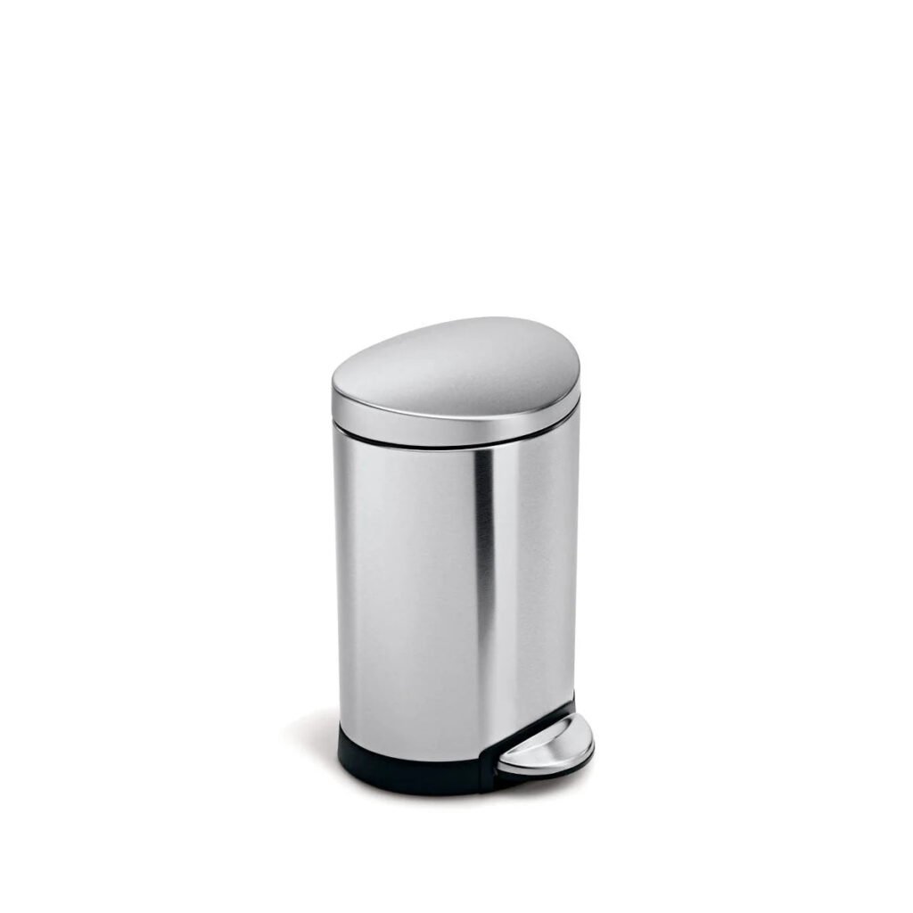 Simplehuman 6 Liter Semi Round Step Can