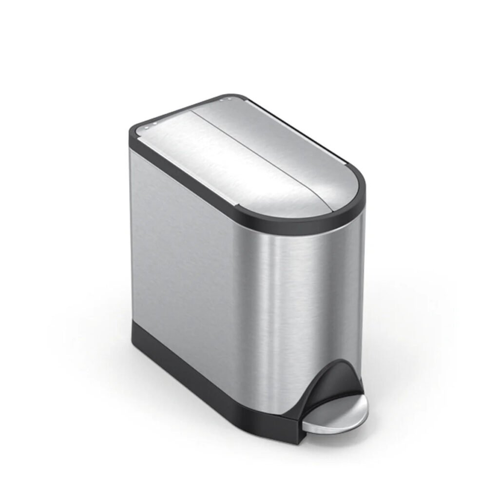 Simplehuman 10L Butterfly Step Can Brushed - CW1899