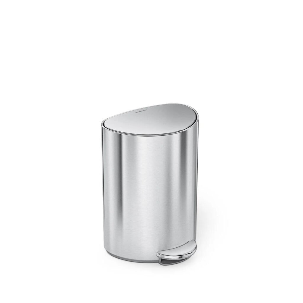 Simplehuman 6L Semi-Round Step Can