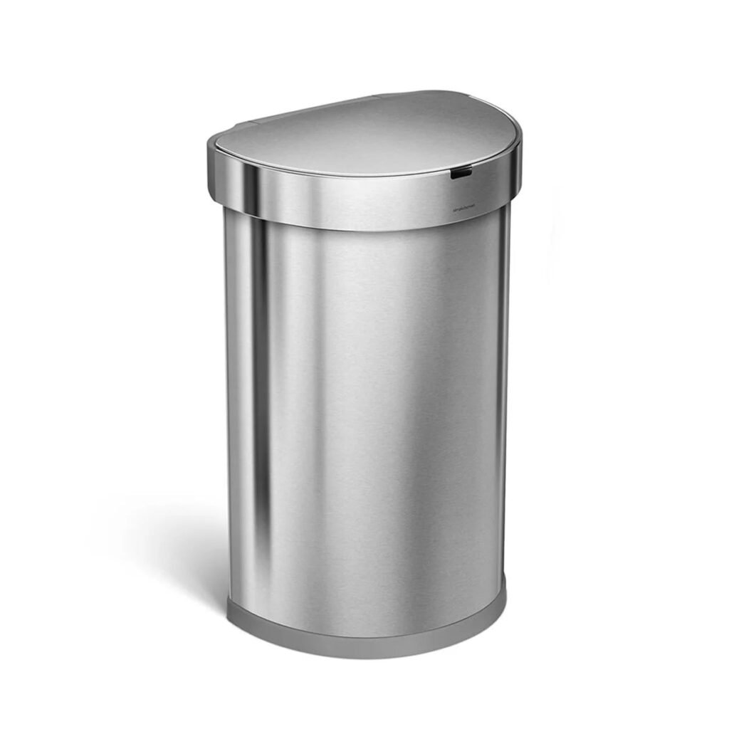Simplehuman 45L Semi-Round Sensor Can