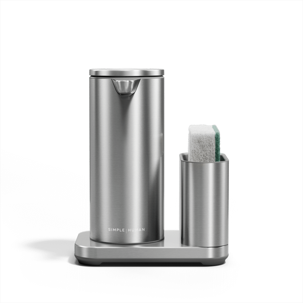 Simplehuman 9 oz. Rechargeable Sensor Pump with Caddy - Brushed Stainless Steel