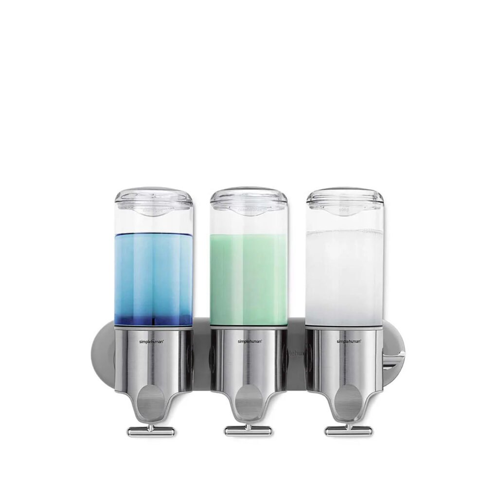 Simplehuman Wall Mount Pump Triple Dispenser - BT1029